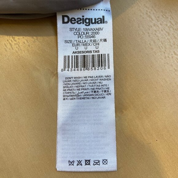 Desigual Floral Print Crossbody Bag With Multiple Zipper Compartments&Adjustable - Picture 6 of 16